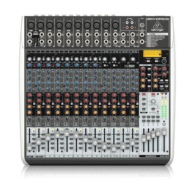 Behringer Premium 24-Input 4/2-Bus Mixer with XENYX Mic Preamps & Compressors / Klark Teknik Multi-FX Processor / Wireless Option and USB/Audio Int..., , medium