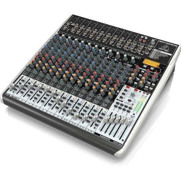 Behringer Premium 24-Input 4/2-Bus Mixer with XENYX Mic Preamps & Compressors / Klark Teknik Multi-FX Processor / Wireless Option and USB/Audio Int..., , large image number 2