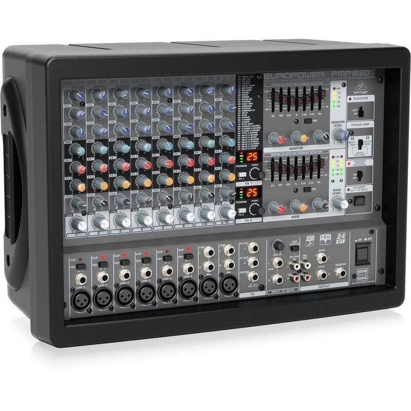 Behringer Europower PMP1680S 10-channel 1600W Powered Mixer, , large image number 3