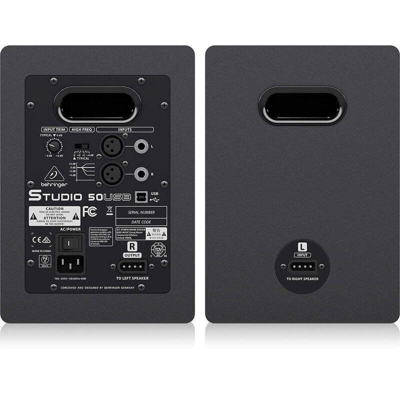 Behringer Studio 50USB 5 inch Powered Studio Monitors with USB (Pair), , large image number 2