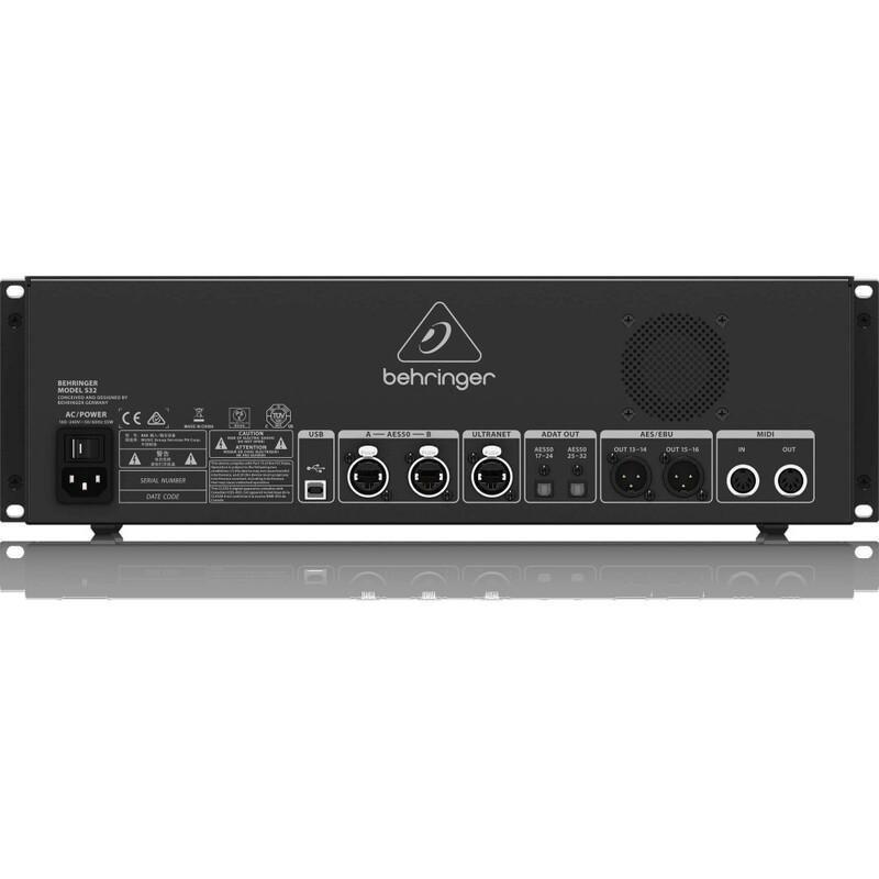 Behringer S32 32-channel Stage Box I/O Box with 32 Remote-Controllable Midas Preamps / 16 Outputs and AES50 Networking featuring Klark Teknik Super..., , large image number 1