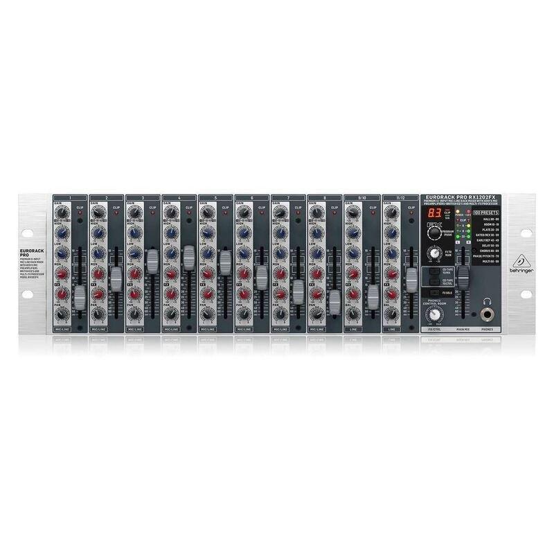 Behringer Eurorack Pro RX1202FX Rackmount Mixer with Effects, , large image number 0