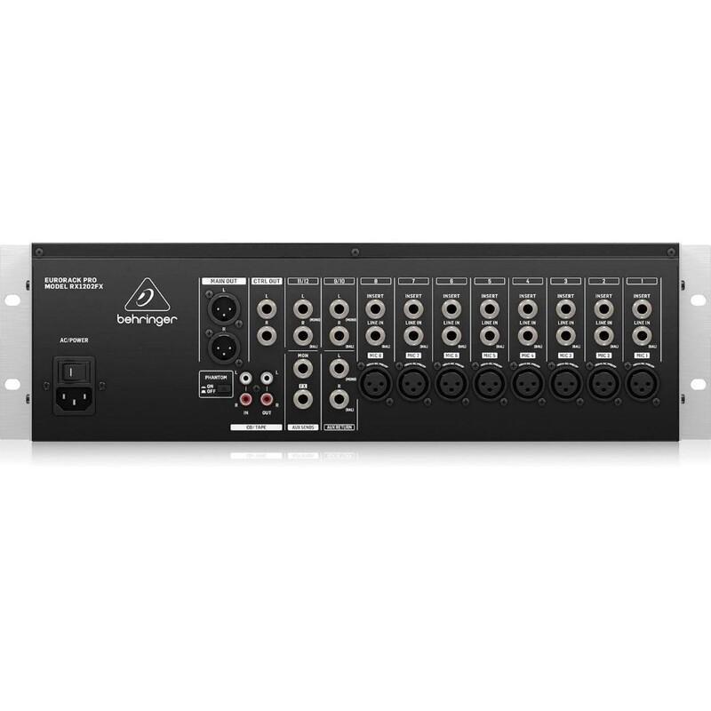 Behringer Eurorack Pro RX1202FX Rackmount Mixer with Effects, , large image number 2