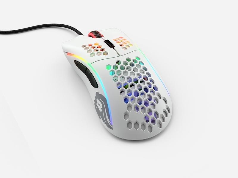 Glorious Model D White Gaming Mouse, , large image number 4