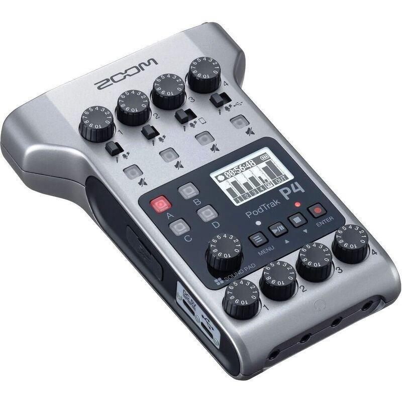 Zoom PodTrak P4 4-input Ultimate Recorder for Podcasting, , large image number 6