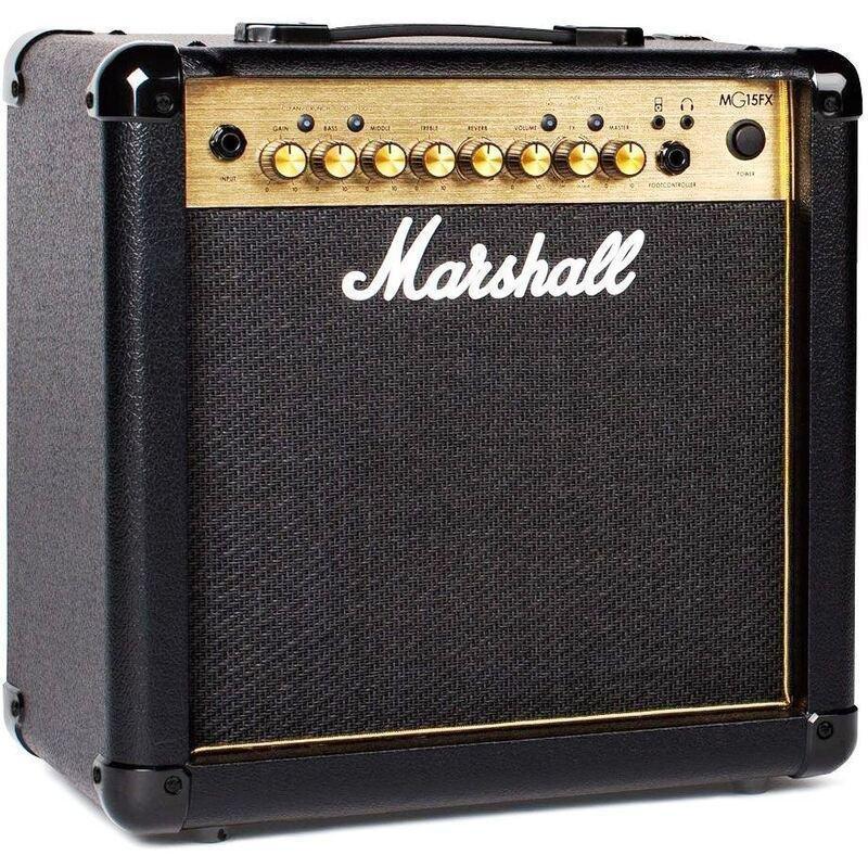 Marshall MG15GFX Gold Series 15-Watt Guitar Combo Amp With Effects, , large image number 1