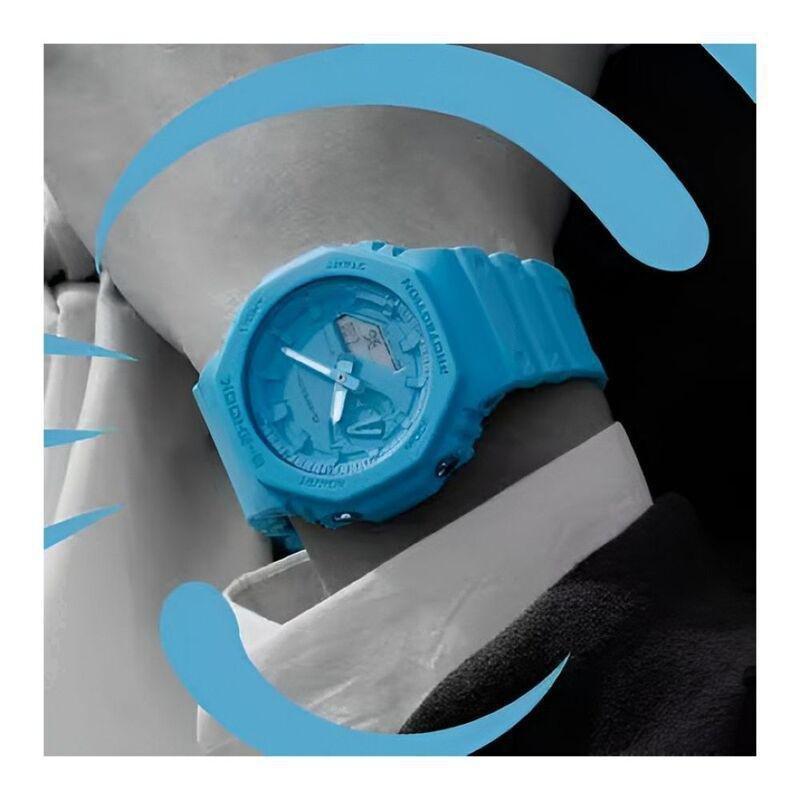 Casio G-Shock Ga-2100-2A2Dr Analog-Digital Men's Watch Blue, , large image number 6