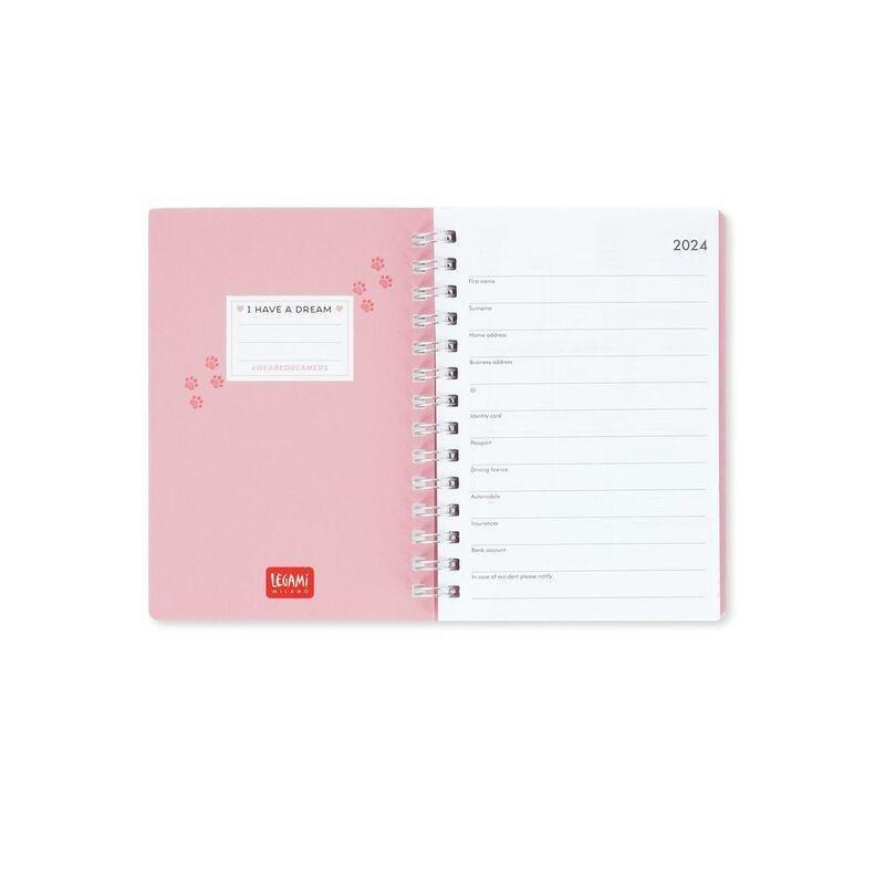  Legami - Spiral Small Weekly Planner, 12 Months, from