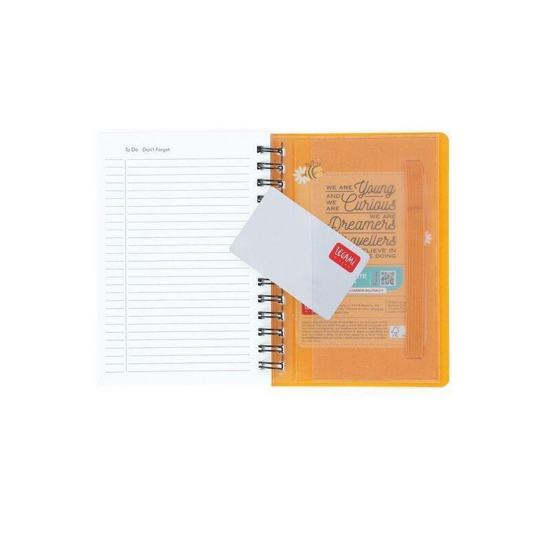 Legami 12-Month Diary - 2024 -Small Weekly Spiral Bound Diary - Bee, , large image number 1
