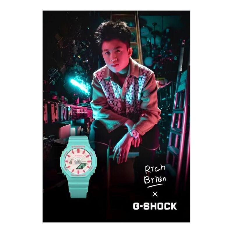 Casio G-Shock Ga-2100Rb-3Adr Analog-Digital Men's Watch Green, , large image number 7