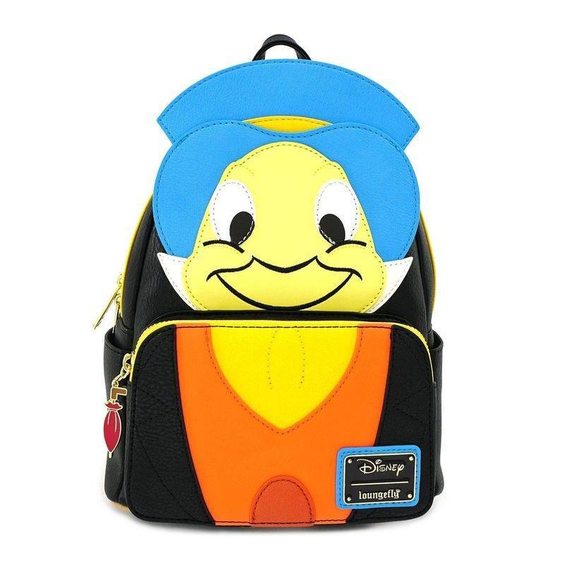 Loungefly Jiminy Cricket Mini Backpack Faux Leather, , large image number 0