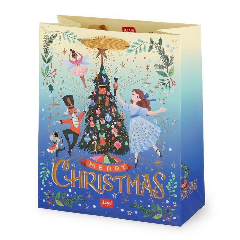 Legami Gift Bag - Large -Xmas Tree, , medium