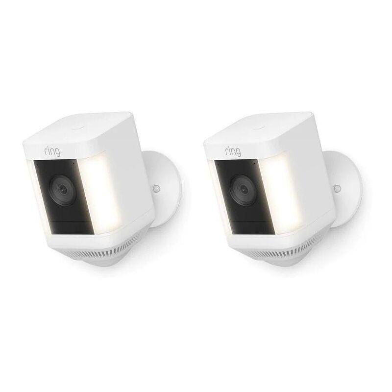 RING - Ring Spotlight Cam Plus Battery (2 Pack) - White