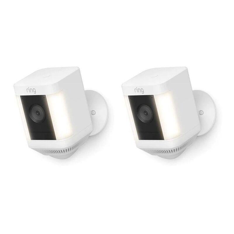 Ring Spotlight Cam Plus Battery (2 Pack) - White, , large image number 0