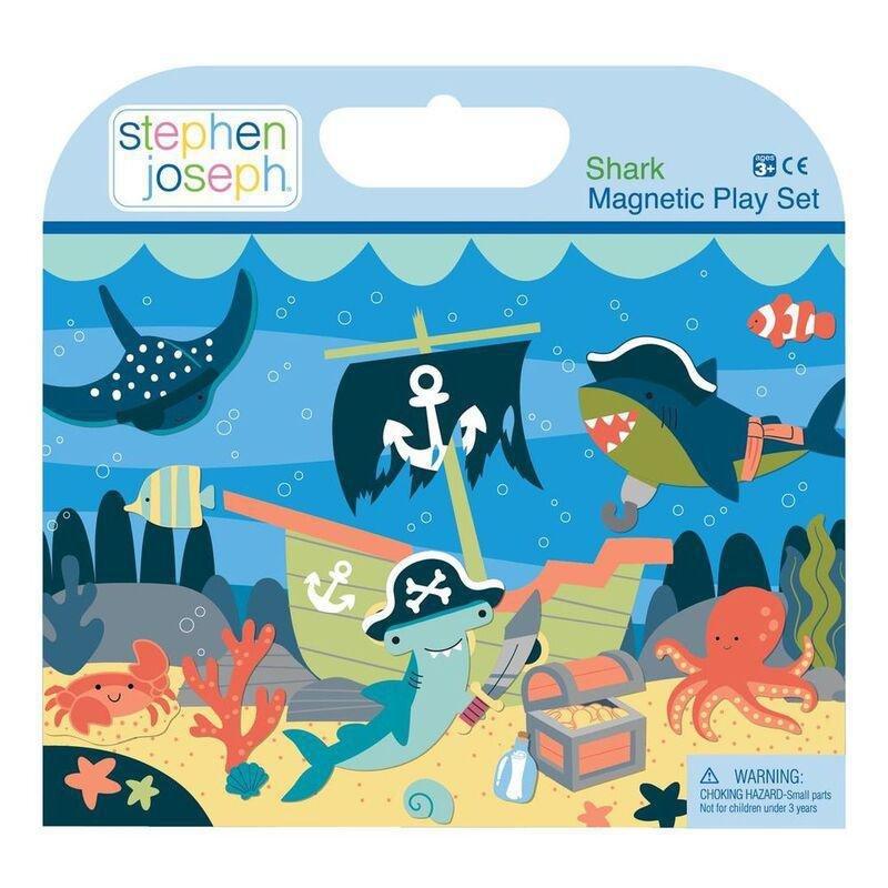 Stephen Joseph Shark Magnetic Playset, , large image number 0