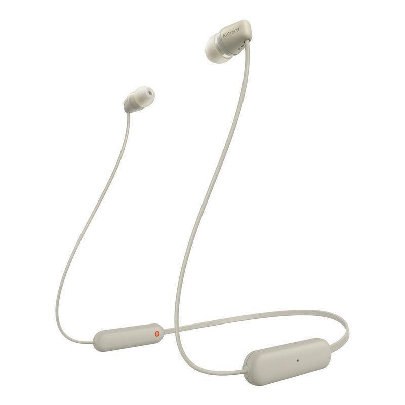 Sony WI-C100 Wireless In-Ear Headset - Taupe, , large image number 0