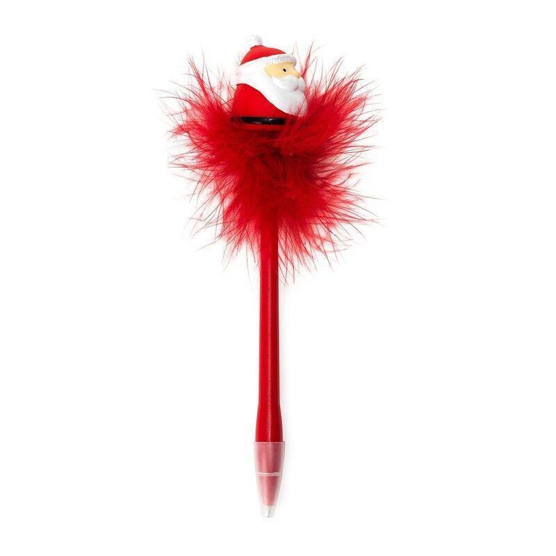 Legami Light-Up Santa Claus Ballpoint Pen - Writing Is Magic - Santa Claus, , medium