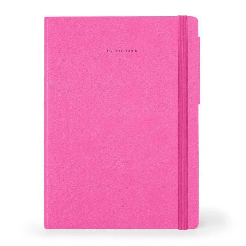 LEGAMI - Legami Notebook - My Notebook - Large Plain - Bougainvillea (17 x 24cm)