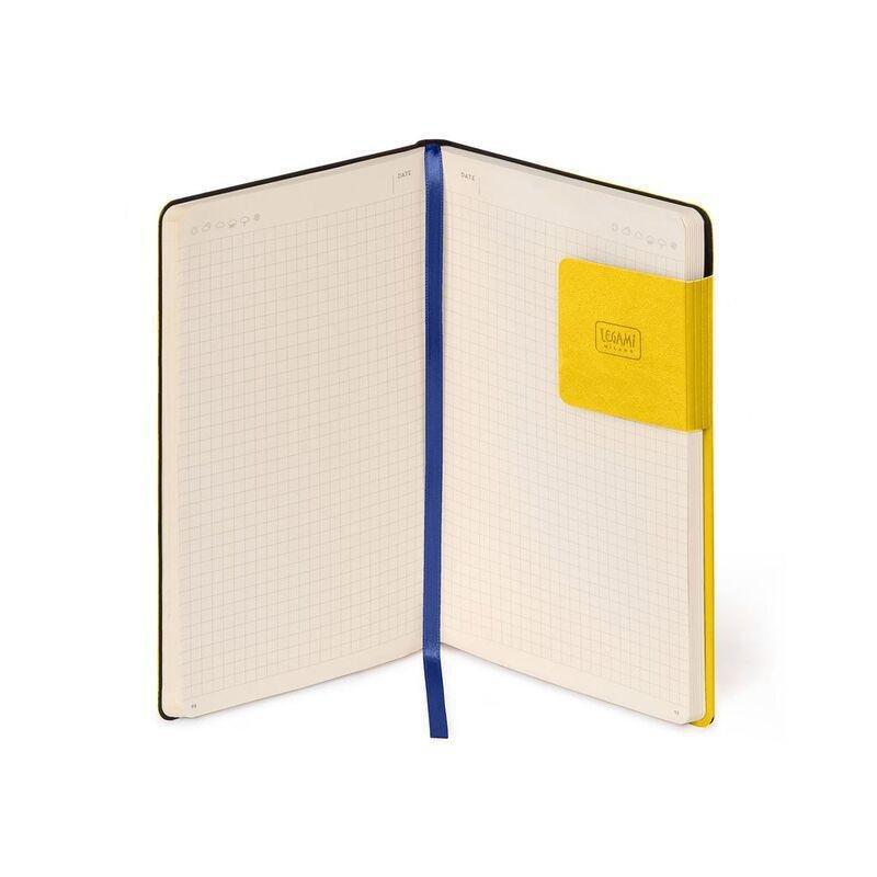Legami Notebook - My Notebook - Medium Squared - Yellowfreesia (13 x 21cm), , large image number 2