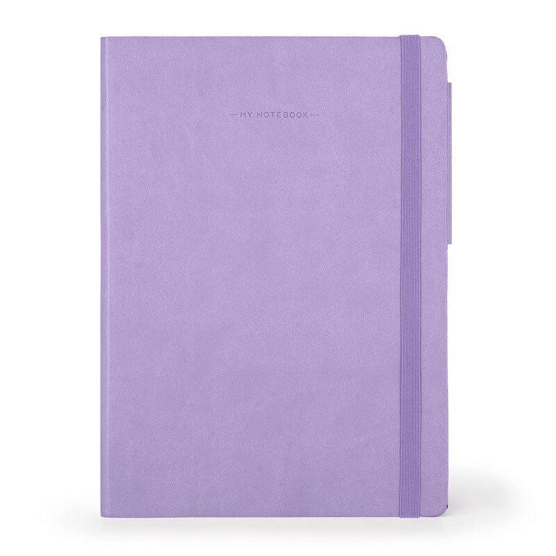 Legami Notebook - My Notebook - Large Plain - Lavender (17 x 24cm), , medium