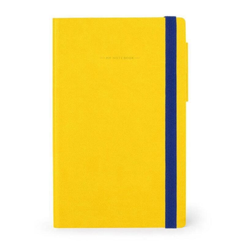 Legami Notebook - My Notebook - Medium Plain - Yellow Freesia (13 x 21cm), , large image number 0