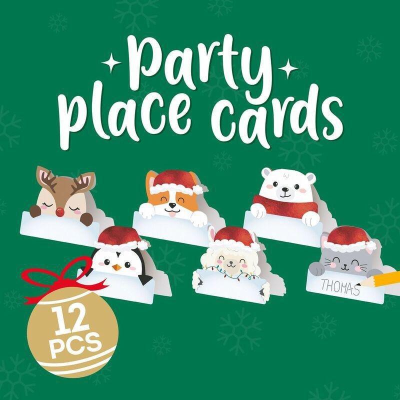 Legami Christmas Place Card - Christmas Placecards (Set Of 12), , medium
