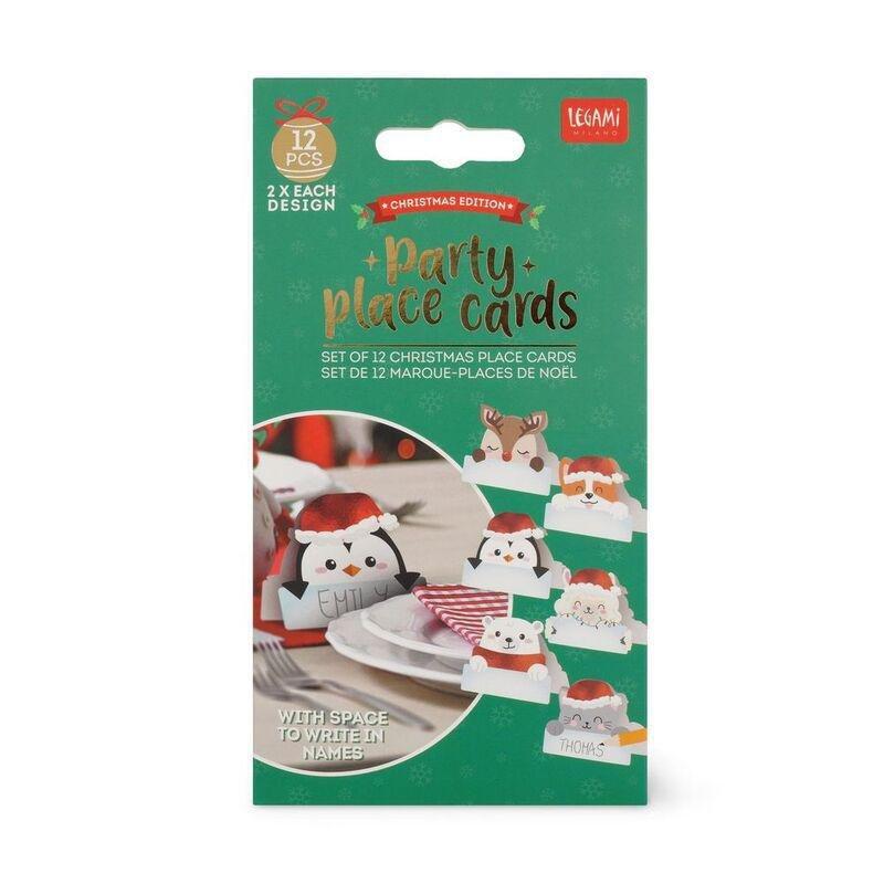 Legami Christmas Place Card - Christmas Placecards (Set Of 12), , large image number 1