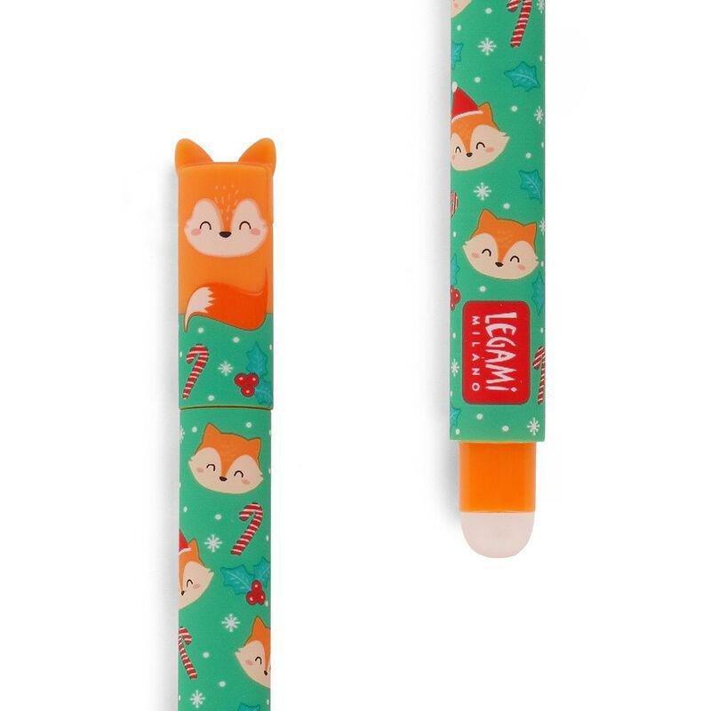 Legami Set Of 3 Erasable Gel Pens - Christmas 2023 - Fox + Polar Bear+ Penguin, , large image number 6