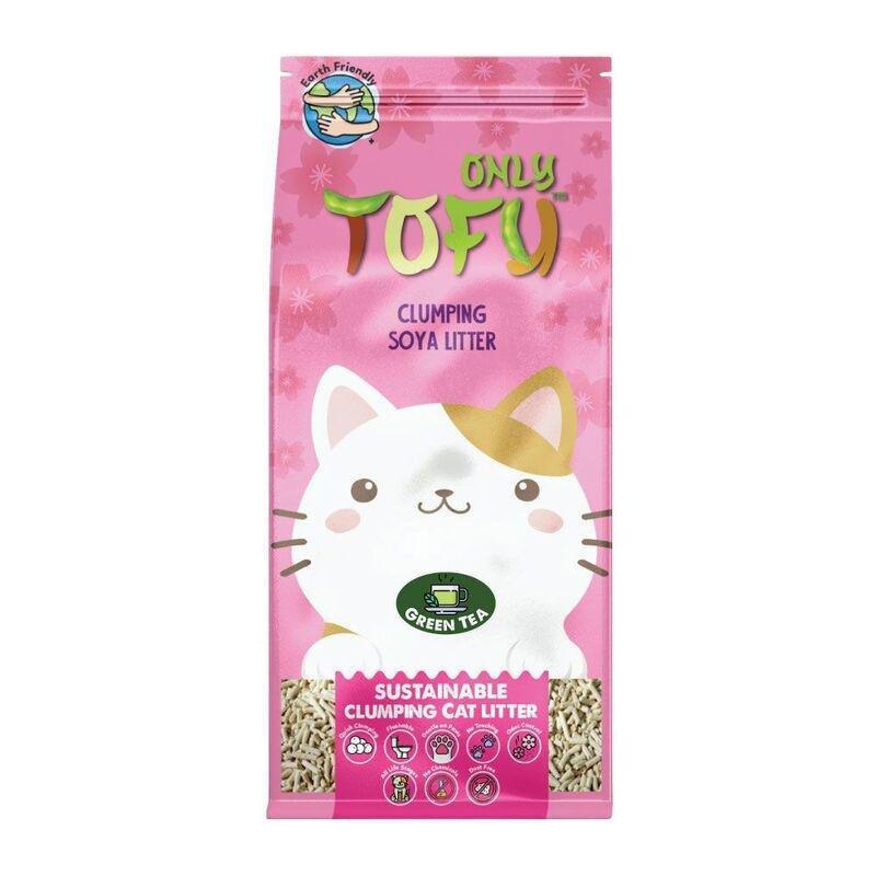 NutraPet Tofu Clumping Cat Litter Green Tea Sticks - 7 Liters, , large image number 0