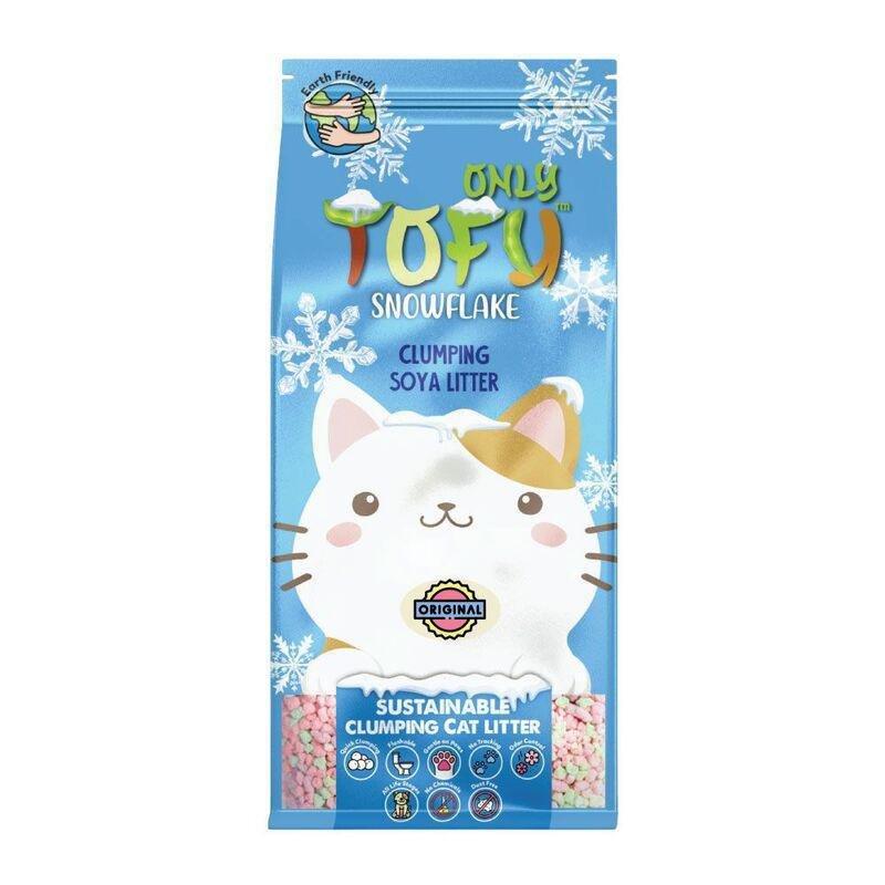 NutraPet Tofu Snowflake Clumping Cat Litter Original - 7 Liters, , large image number 0