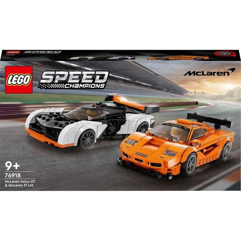 LEGO Speed Champions Mclaren Solus GT & Mclaren F1 LM 76918 (581 Pieces), , large image number 1