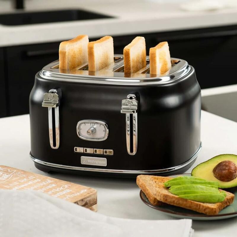 Westinghouse 4-Slice Toaster - Black, , large image number 4