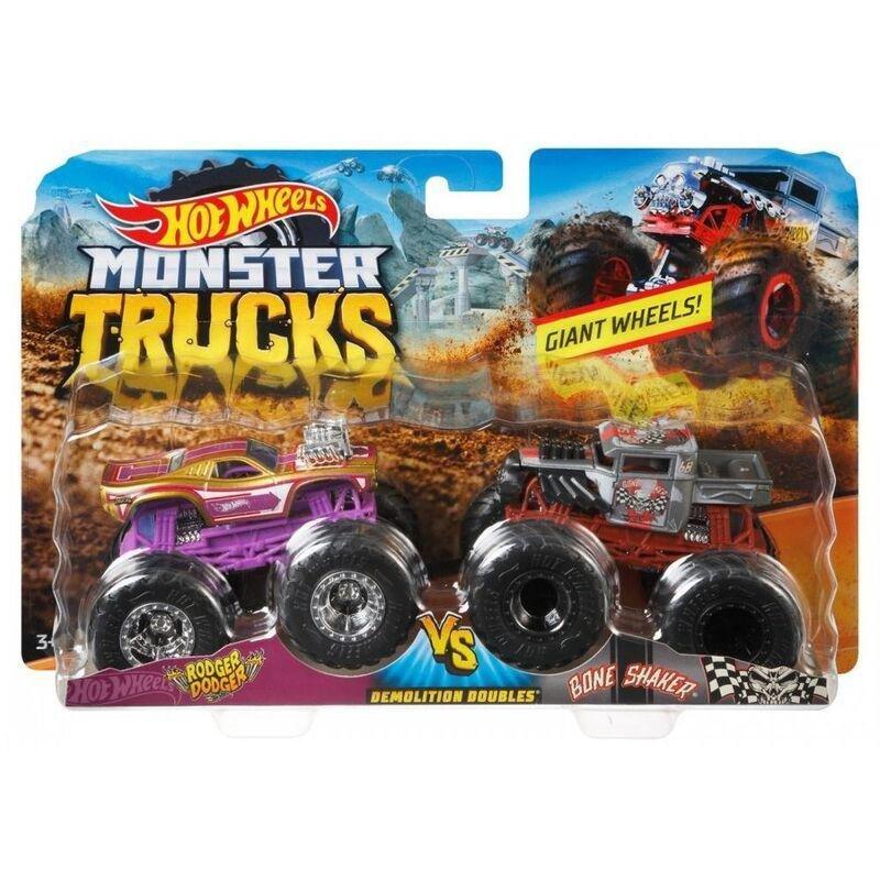 Mattel Hot Wheels 1.64 Monster Trucks Demolition Doubles Die-Cast Car (Assortment - Includes 1), , large image number 0
