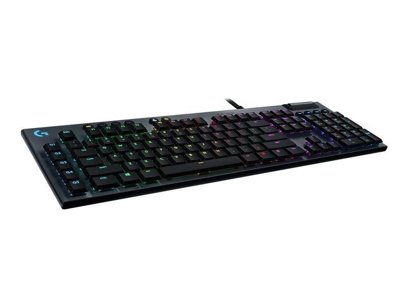 Logitech G G815 LIGHTSYNC RGB Mechanical Gaming Keyboard with Low Profile GL Tactile Key Switch/5 Programmable G-key/USB Passthrough/Dedicated Medi..., , large image number 0