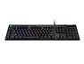 LOGITECH G - Logitech G G815 LIGHTSYNC RGB Mechanical Gaming Keyboard with Low Profile GL Tactile Key Switch/5 Programmable G-key/USB Passthrough/Dedicated Medi...