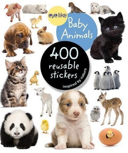WORKMAN PUBLISHING USA - Eyelike Stickers: Baby Animals | Workman Publishing