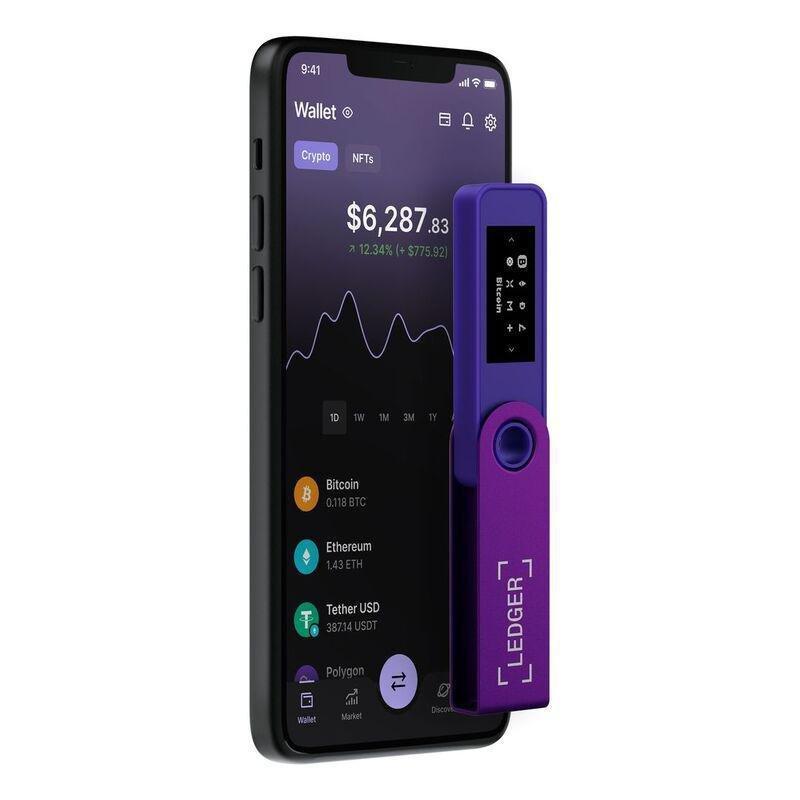 Ledger Nano S Plus Crypto Hardware Wallet - Amethyst Purple, , large image number 2