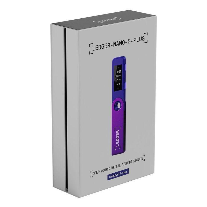 LEDGER - Ledger Nano S Plus Crypto Hardware Wallet - Amethyst Purple