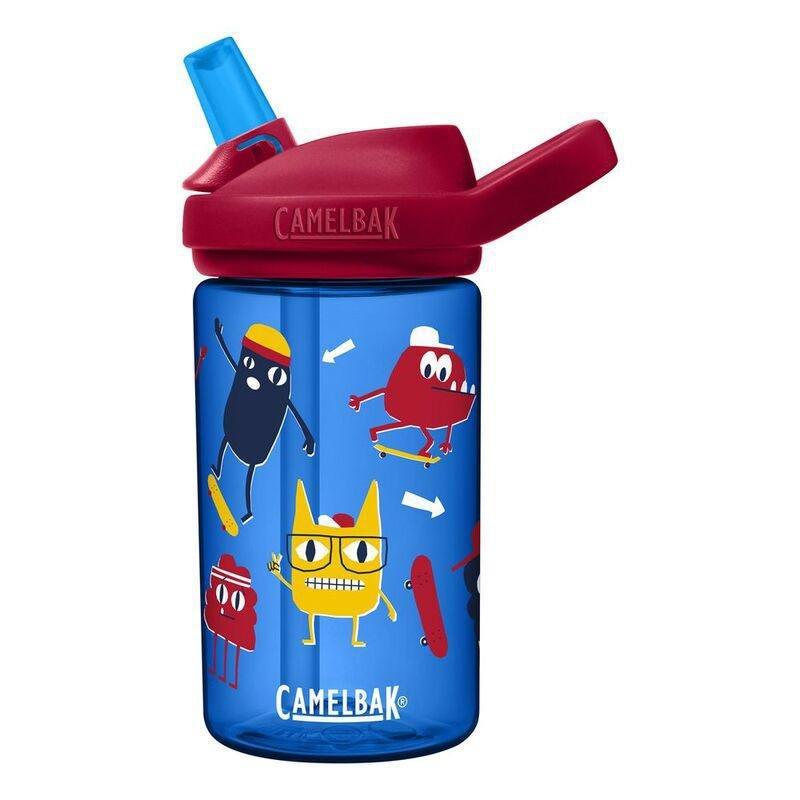 Camelbak Eddy + Kids 14oz Skate Monsters Water Bottle 410ml, , large image number 0