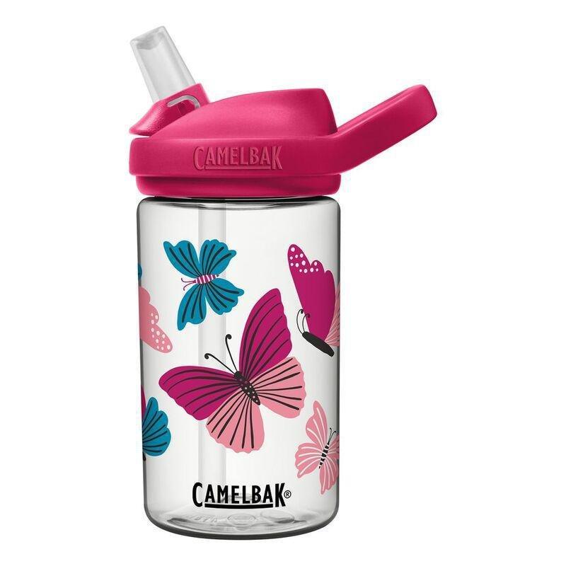 Camelbak Eddy + Kids 14Oz Colorblock Butterflies Water Bottle 410ml, , large image number 0