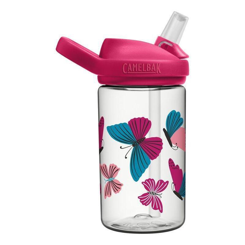 Camelbak Eddy + Kids 14Oz Colorblock Butterflies Water Bottle 410ml, , large image number 2