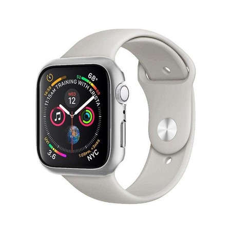 HYPHEN - HYPHEN Tempered Glass Protector Silver for Apple Watch 40mm
