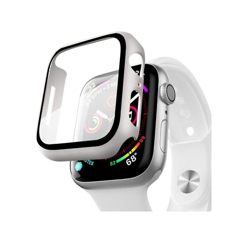 HYPHEN Tempered Glass Protector Silver for Apple Watch 44mm, , large image number 0