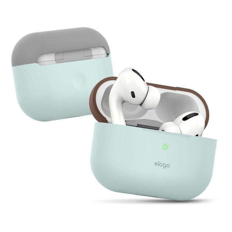 Elago Duo Case top Dark Brown/Medium Grey Bottom Mint for AirPods Pro, , large image number 5