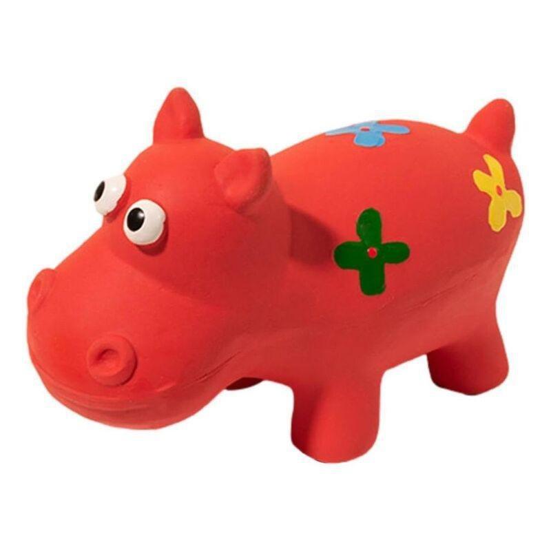 Nutrapet Rubz! Dog Toy Hippo - Assorted Colors (Includes 1), , medium