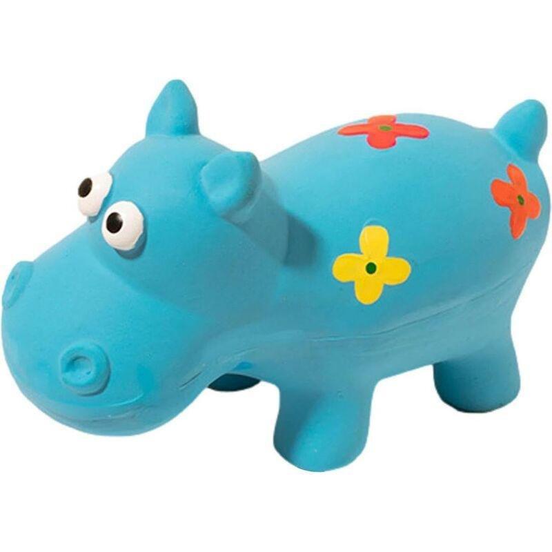 Nutrapet Rubz! Dog Toy Hippo - Assorted Colors (Includes 1), , large image number 1
