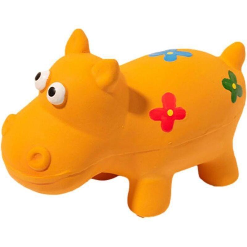 Nutrapet Rubz! Dog Toy Hippo - Assorted Colors (Includes 1), , large image number 2