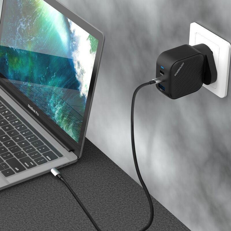 Powerology GaN Ultimate Dual 65W PD Charger, , large image number 2