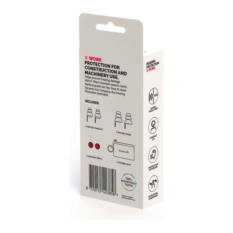 Crescendo Work Hearing Protection Reusable Ear Plugs (Eco Box), , large image number 4