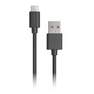 POWEROLOGY - Powerology Pvc USB A to Type C 3A Cable 1.2M Black